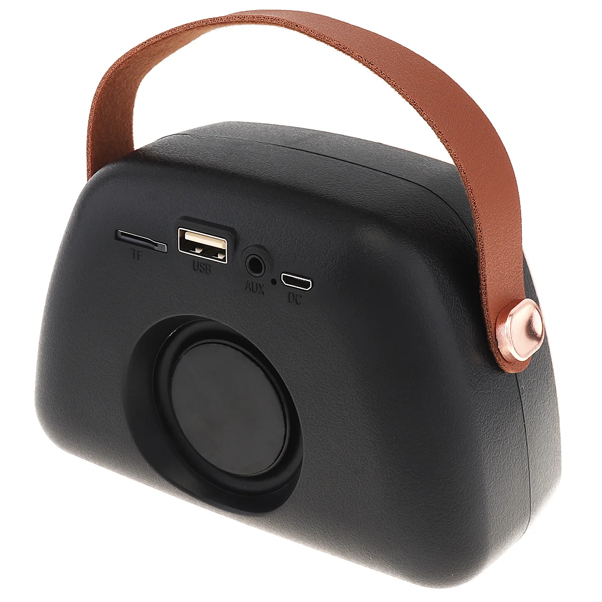 Mini Portable Outdoor Retro Subwoofer Bluetooth Speaker with FM/TF / AUX / USB for Home/Party/Outdoor Activities 
Mini Portable Outdoor Retro Subwoofer Bluetooth Speaker with FM/TF / AUX / USB for Home/Party/Outdoor Activities