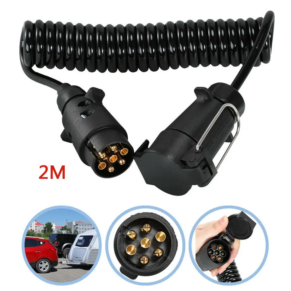 7 Pin To 13 Pin Trailer Connector Electric Adapter Plug 2M Truck Extension Cable 12V Waterproof RV Plug Socket Adapter Caravan
7 Pin To 13 Pin Trailer Connector Electric Adapter Plug 2M Truck Extension Cable 12V Waterproof RV Plug Socket Adapter Caravan