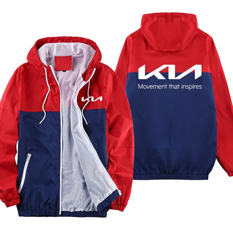 High quality Spring summer Sun protection Men jackets trend New Kia car logo printing Men Hooded Jacket Breathable men top
High quality Spring summer Sun protection Men jackets trend New Kia car logo printing Men Hooded Jacket Breathable men top