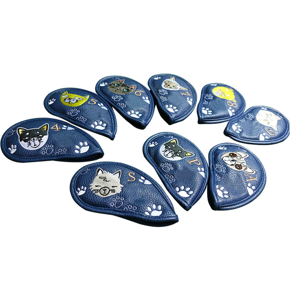 9pcs Putter Protector Golf Head Cover Wear Resistant Cartoon Animal Universal Dustproof Durable PU Leather Portable Accessories
9pcs Putter Protector Golf Head Cover Wear Resistant Cartoon Animal Universal Dustproof Durable PU Leather Portable Accessories