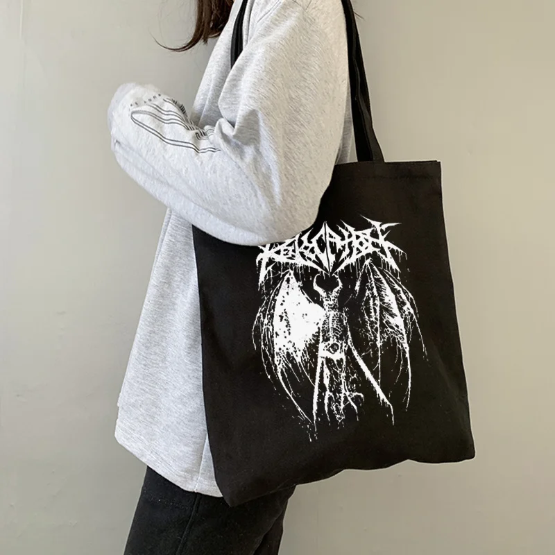 Gothic devil canvas bag casual punk large capacity Ulzzang new Harajuku shopper bag dark women bag hip-hop women shoulder bags
Gothic devil canvas bag casual punk large capacity Ulzzang new Harajuku shopper bag dark women bag hip-hop women shoulder bags