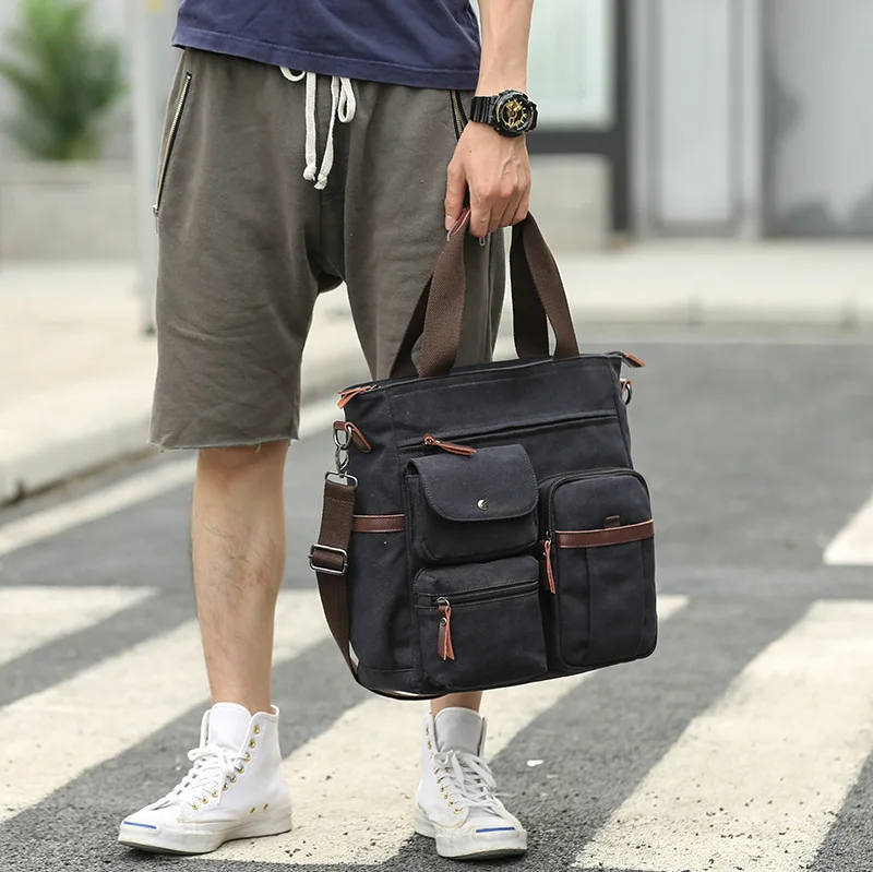 Scione Casual Vintage Multifunction Trunk Men's Canvas Crossbody Travel Bag Men Shoulder Bag Messenger Handbag
Scione Casual Vintage Multifunction Trunk Men's Canvas Crossbody Travel Bag Men Shoulder Bag Messenger Handbag
