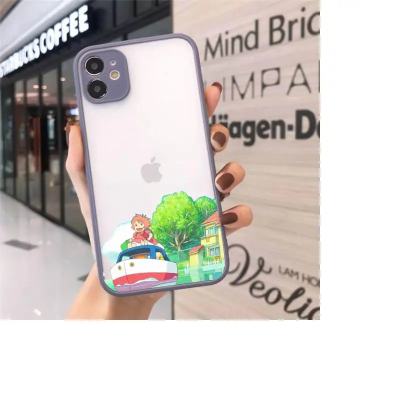 Ponyo on the Cliff Phone Case matte transparent For gray iPhone 7 8 x xs xr 11 12 pro plus max mini Clear Funda 
Ponyo on the Cliff Phone Case matte transparent For gray iPhone 7 8 x xs xr 11 12 pro plus max mini Clear Funda