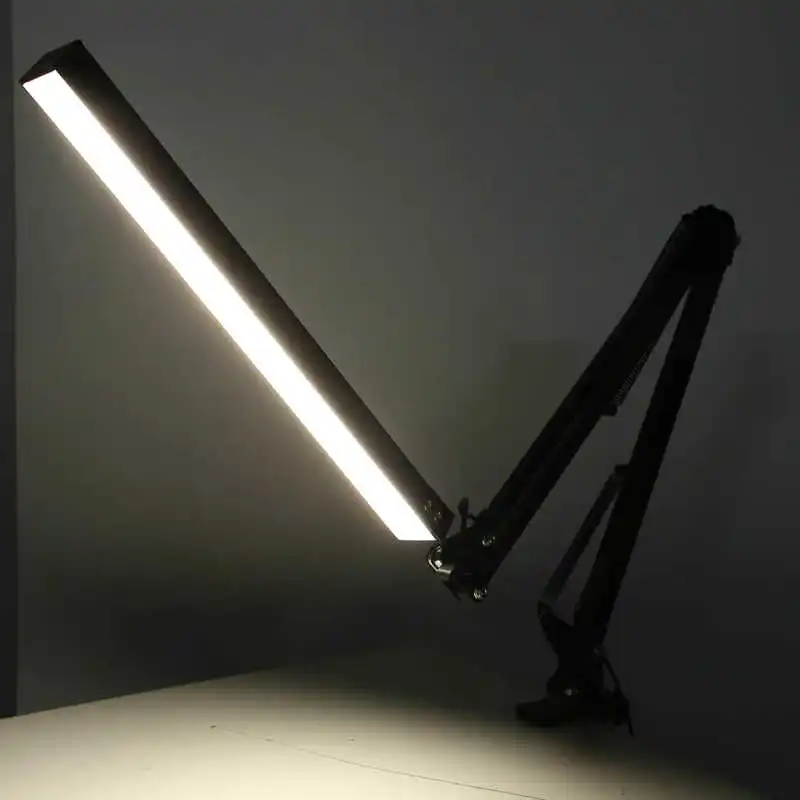 LED Long Arm Clip Light Folding Table Lamp For Tattoo Manicure Hairdressing Three-level Color Temperature Switching 
LED Long Arm Clip Light Folding Table Lamp For Tattoo Manicure Hairdressing Three-level Color Temperature Switching