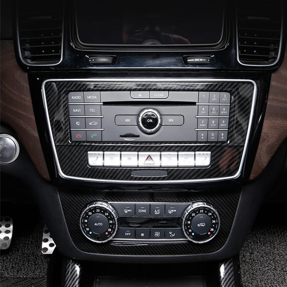 Carbon Fiber Car CD Air Conditioning Control Plane Stickers Interior Accessories For Mercedes Benz GLE Coupe C292 GLS ML X166
Carbon Fiber Car CD Air Conditioning Control Plane Stickers Interior Accessories For Mercedes Benz GLE Coupe C292 GLS ML X166
