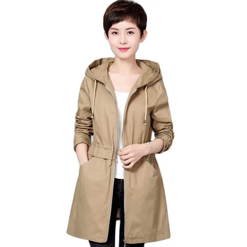 Women's Windbreaker 2021 Autumn New Loose 5XL Fashion Jacket Female Windbreaker Coat With Lined Casual All-match Spring Top C816
Women's Windbreaker 2021 Autumn New Loose 5XL Fashion Jacket Female Windbreaker Coat With Lined Casual All-match Spring Top C816