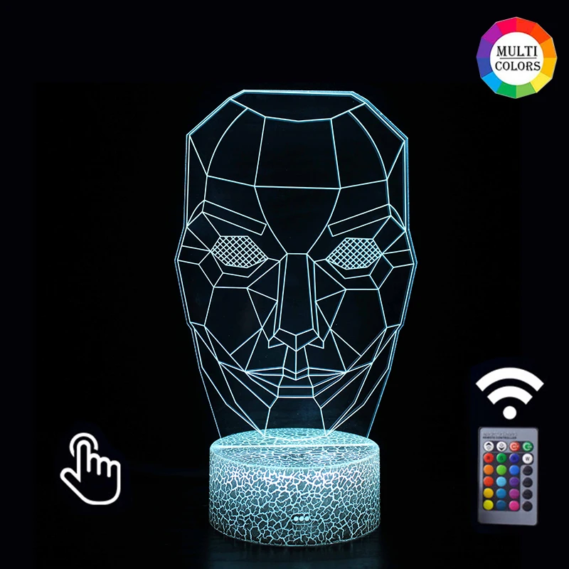 Newest Hot Sale 3d Lamp Squid Game Figure Nightlight Kids Child Girls Night Light Gift Anime Lamp Manga Room Decor Dropshipping
Newest Hot Sale 3d Lamp Squid Game Figure Nightlight Kids Child Girls Night Light Gift Anime Lamp Manga Room Decor Dropshipping
