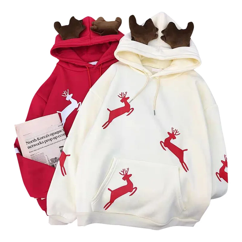 Hoodie Antler Hat Women Men Sweater Cardigans With Hood Neck Retro Loose Poncho Button Warm Knit Coat Jumpers Casual Outerwear 
Hoodie Antler Hat Women Men Sweater Cardigans With Hood Neck Retro Loose Poncho Button Warm Knit Coat Jumpers Casual Outerwear