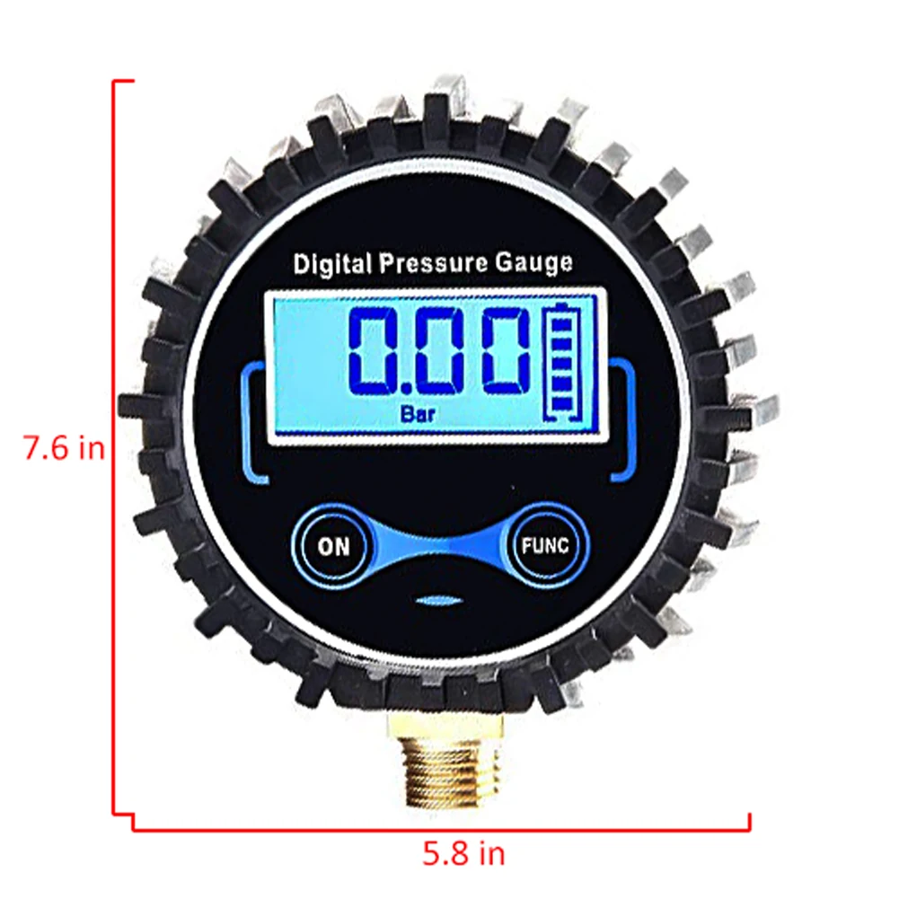 1/8npt Car Digital Tire Pressure Gauge Bike Motorcycle Automobiles Parts Tester Air Psi Meter For Auto Accessories Goods
1/8npt Car Digital Tire Pressure Gauge Bike Motorcycle Automobiles Parts Tester Air Psi Meter For Auto Accessories Goods