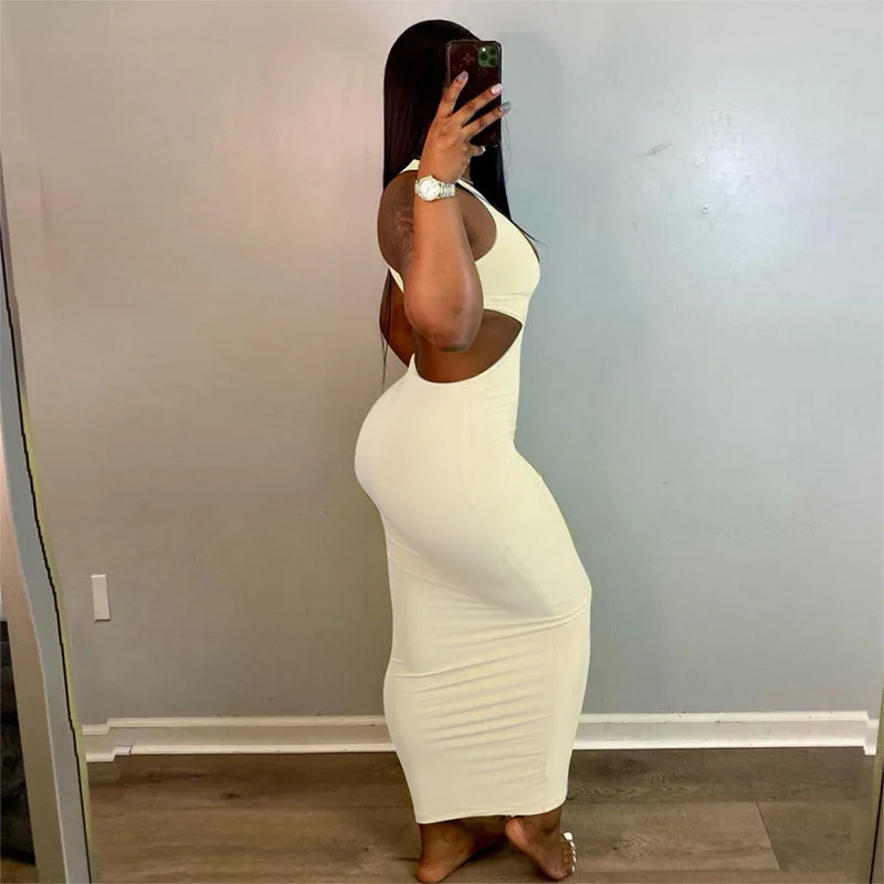 2021 Women O-Neck Sexy Hollow Out Bodycon Dress Summer Fashion Solid Elegant Slim Mini Party Dress Brazilian Lady Casual Vestido 
2021 Women O-Neck Sexy Hollow Out Bodycon Dress Summer Fashion Solid Elegant Slim Mini Party Dress Brazilian Lady Casual Vestido
