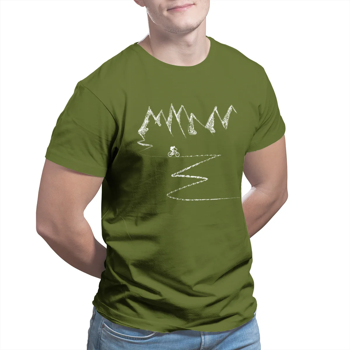 Men's T-shirts mountain bike mtb cycling men's t-shirt Essentials Custom 100% Cotton Short Sleeve Round Collar Tees 34034
Men's T-shirts mountain bike mtb cycling men's t-shirt Essentials Custom 100% Cotton Short Sleeve Round Collar Tees 34034