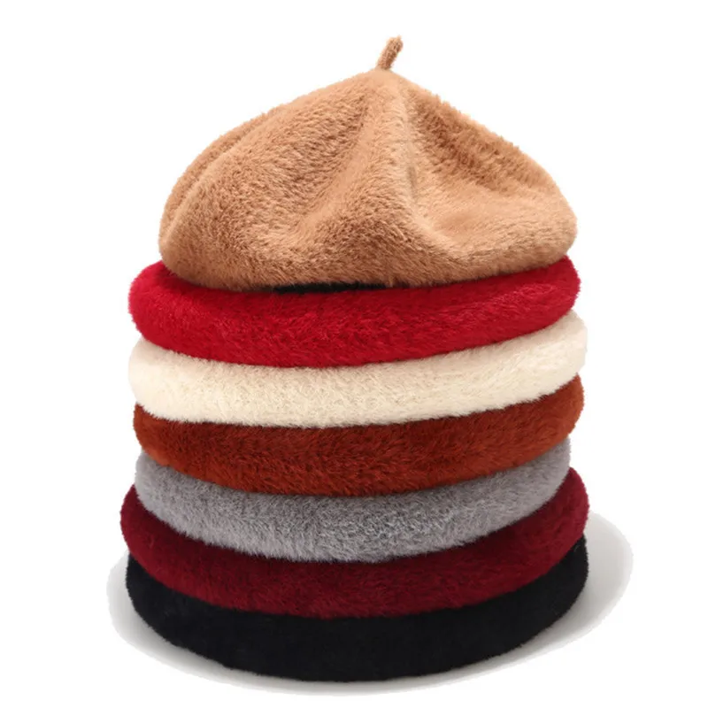 Fashion Winter Children Wool Soft Beret Caps Autumn Women's Casual Beret Vintage Round Artist Pumpkin Caps Gorros
Fashion Winter Children Wool Soft Beret Caps Autumn Women's Casual Beret Vintage Round Artist Pumpkin Caps Gorros