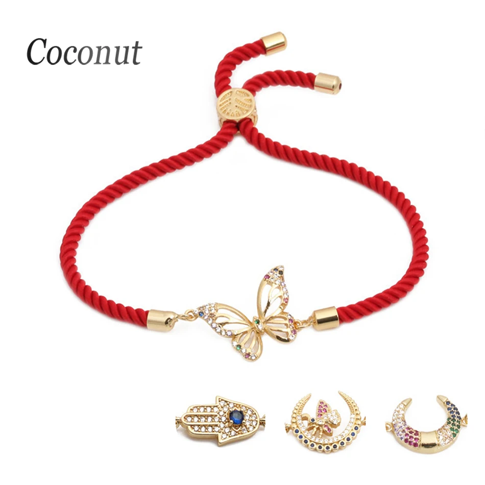 Lucky Red String Thread Butterfly Zirconia Charm Bracelets For Women Girl Red Rope Evil Eye Bracelet Gifts For Female Jewelry
Lucky Red String Thread Butterfly Zirconia Charm Bracelets For Women Girl Red Rope Evil Eye Bracelet Gifts For Female Jewelry