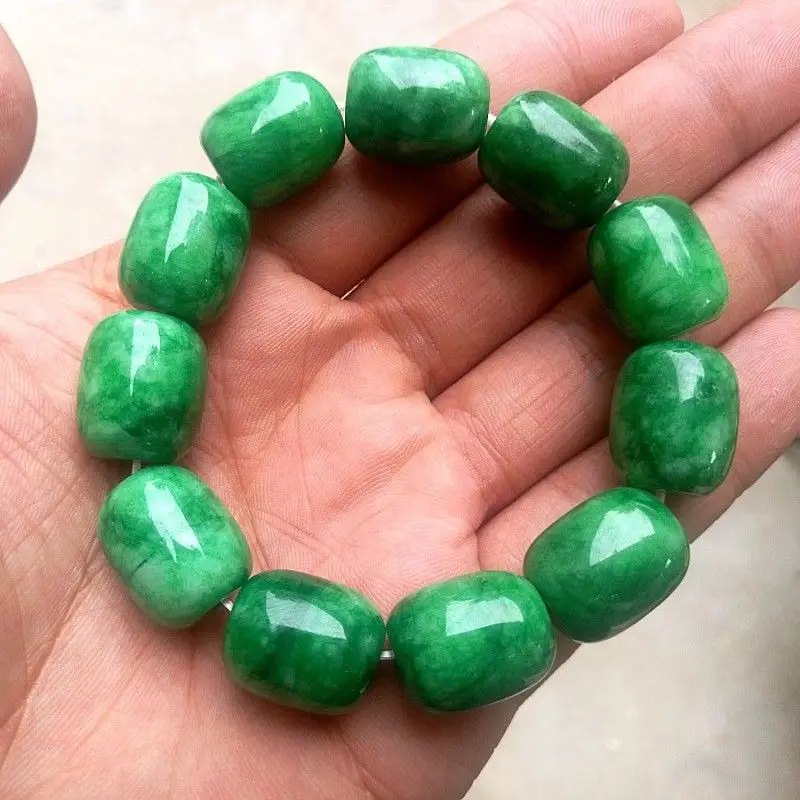 Fashion Green Beads Bracelets for Women Men Jades Natural Jade Bracelet Bangle Handmade Round Jewelry Fashion Accessories
Fashion Green Beads Bracelets for Women Men Jades Natural Jade Bracelet Bangle Handmade Round Jewelry Fashion Accessories