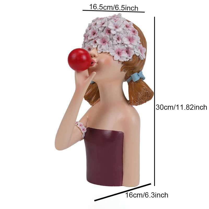 Nordic Bubble Blowing Girl Resin Statue Handicraft Ornaments Garden Living Room Home Wedding Holiday Decoration Female Gift
Nordic Bubble Blowing Girl Resin Statue Handicraft Ornaments Garden Living Room Home Wedding Holiday Decoration Female Gift
