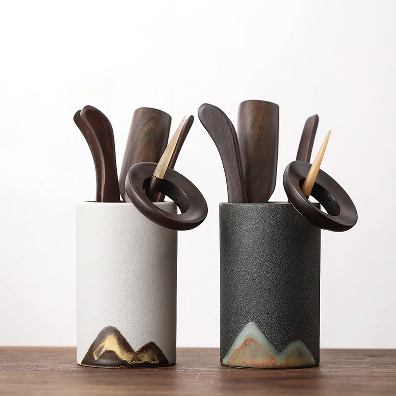 LUWU mountain design ceramic tea ceremony sets handmade tea accessories liujunzi
LUWU mountain design ceramic tea ceremony sets handmade tea accessories liujunzi