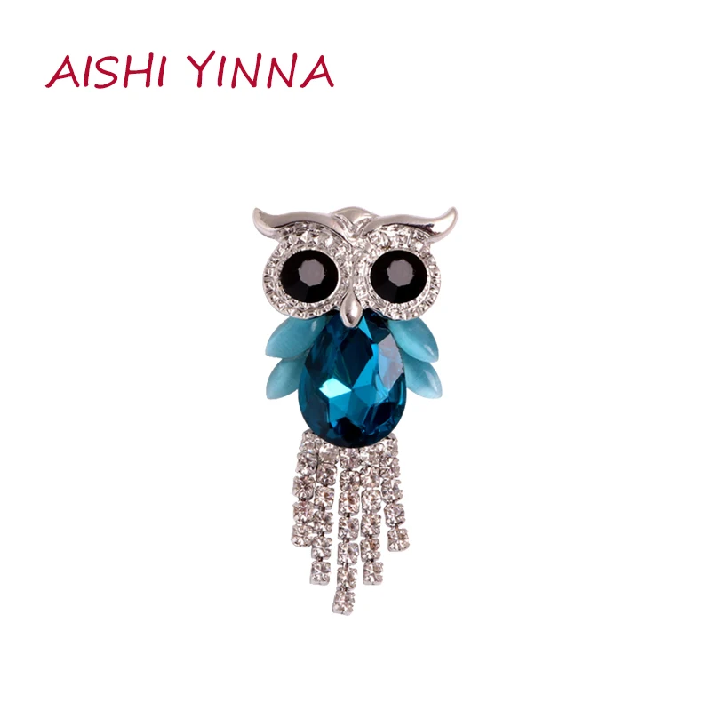 AISHI YINNA New Retro Rhinestone Owl Brooch Women's Alloy Multicolor Animal Leisure Party Brooch Pin Gift 
AISHI YINNA New Retro Rhinestone Owl Brooch Women's Alloy Multicolor Animal Leisure Party Brooch Pin Gift