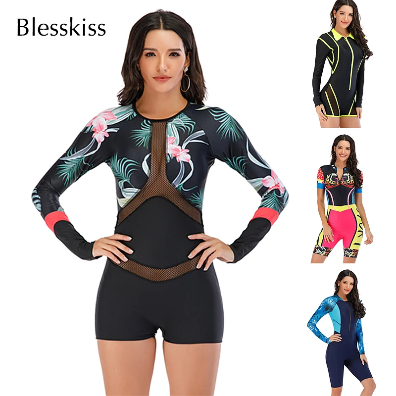 Sport Surfing Swimming Suit One Piece Swimsuit Women 2021 Long Sleeve Swimwear Rash Guards Padded Wetsuit Bathing Suit Jumpsuit
Sport Surfing Swimming Suit One Piece Swimsuit Women 2021 Long Sleeve Swimwear Rash Guards Padded Wetsuit Bathing Suit Jumpsuit