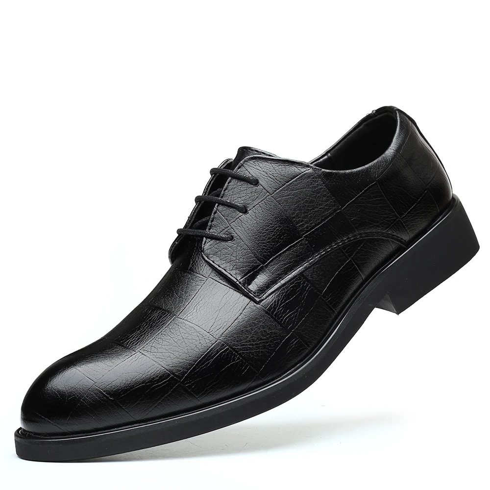 Men's shoes Basic Leather Dress Shoes For Men Pointed Toe Lace-Up Breathable Office Formal Footwear Man Wedding Shoes Plus Size
Men's shoes Basic Leather Dress Shoes For Men Pointed Toe Lace-Up Breathable Office Formal Footwear Man Wedding Shoes Plus Size