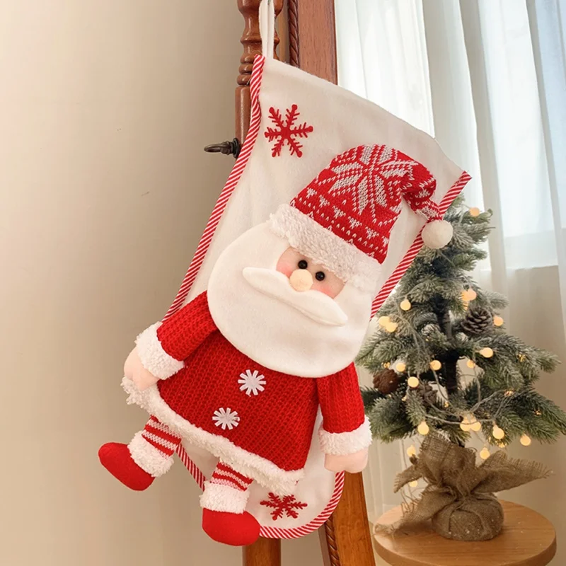 Christmas Stocking Christmas Decorations Swedish Santa Gnome Stockings Hanging Stocking Xmas Socks With 3D Plush Character
Christmas Stocking Christmas Decorations Swedish Santa Gnome Stockings Hanging Stocking Xmas Socks With 3D Plush Character