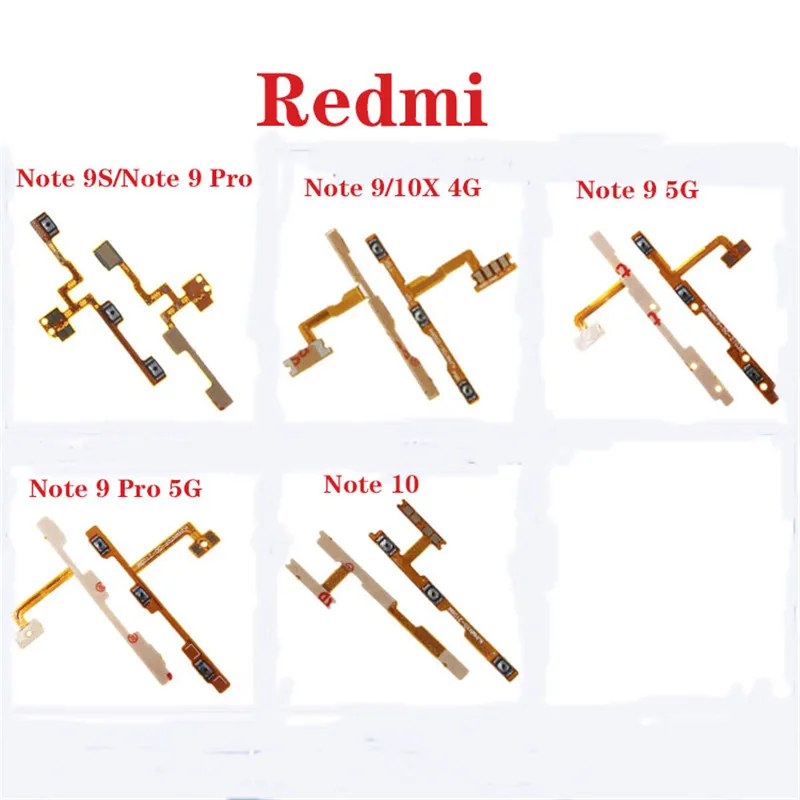 New Power ON OFF Mute Switch Control Key Volume Button Flex Cable For Xiaomi Redmi Note 9S Note 9 Pro Note 9 10X Note 10
New Power ON OFF Mute Switch Control Key Volume Button Flex Cable For Xiaomi Redmi Note 9S Note 9 Pro Note 9 10X Note 10
