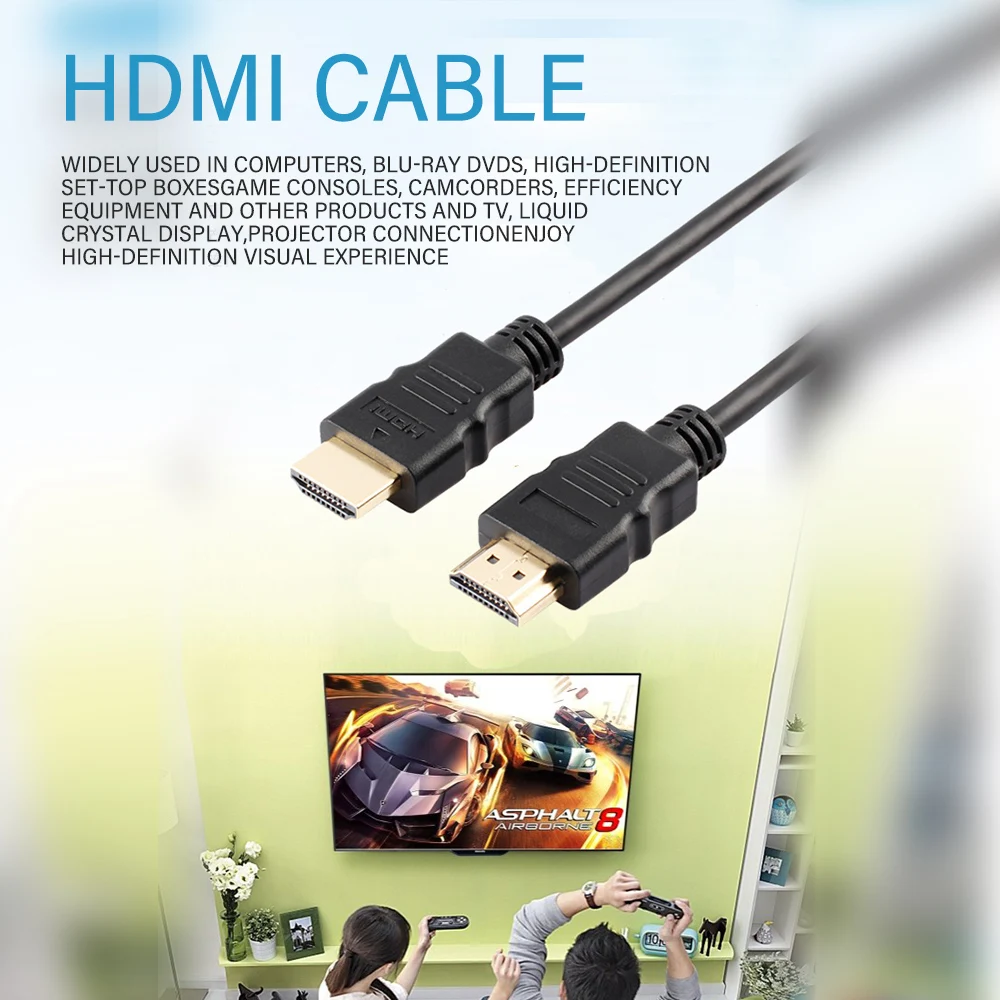 LEJIADA Computer Desktop Host Notebook Data Audio And Video 1.5 m / 3 m / 5 m 4K TV Monitor Projector Cable
LEJIADA Computer Desktop Host Notebook Data Audio And Video 1.5 m / 3 m / 5 m 4K TV Monitor Projector Cable