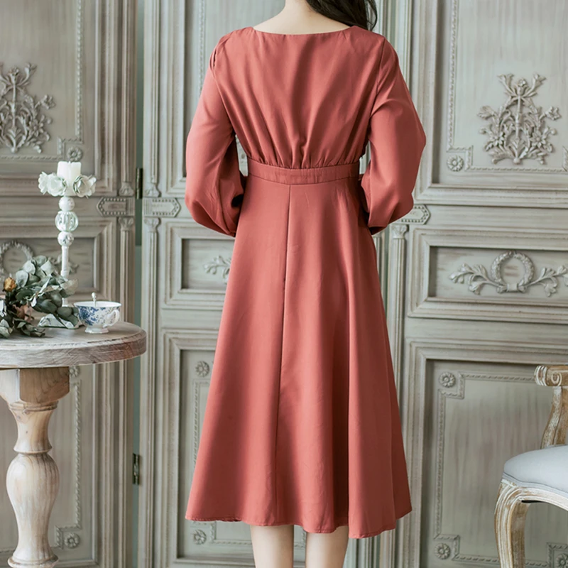 Flectit Women Long Sleeve Pleated Dress Square Neck Front Button High Waist Midi Dress Retro Elegant Feminine Dress *
Flectit Women Long Sleeve Pleated Dress Square Neck Front Button High Waist Midi Dress Retro Elegant Feminine Dress *
