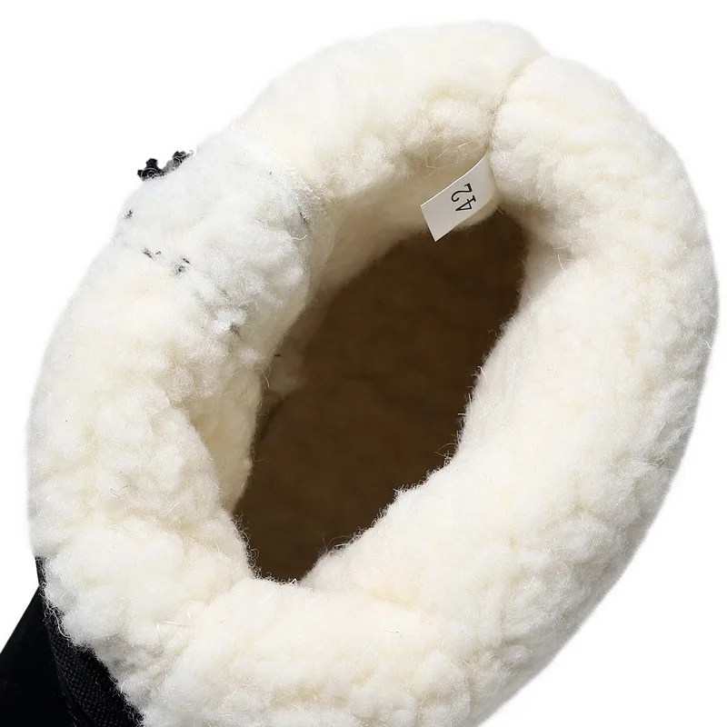 2022 Winter New Thick Men Snow Boots Plus Velvet Warm Side Zipper Outdoor Casual Short Waterproof Non-slip Cotton Shoes | Обувь