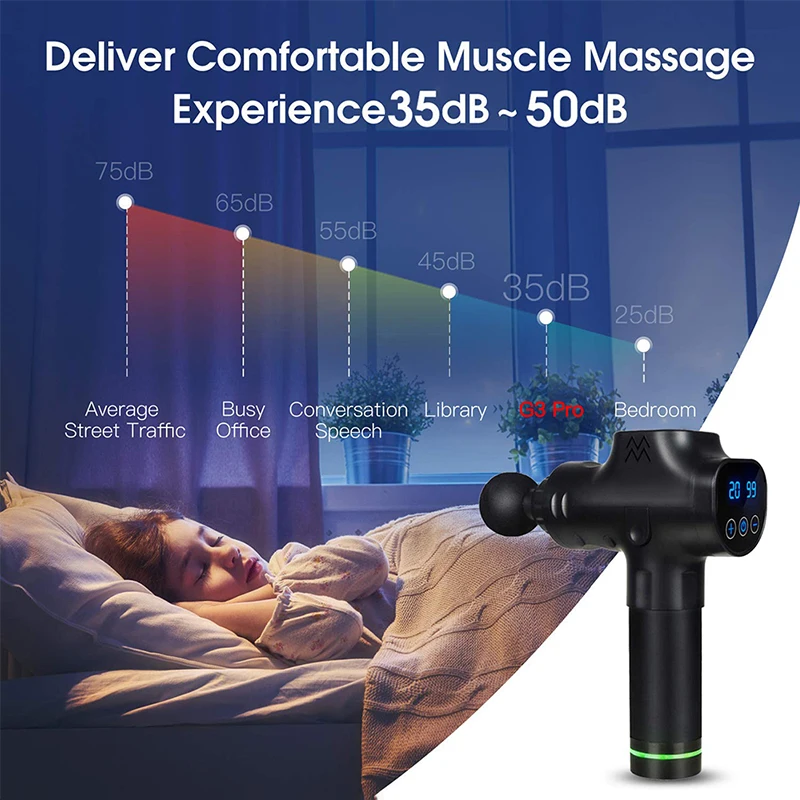 Massage Gun Muscle Black Body Massager Electric 6 Speeds Vibrating Gun Massager For Muscles MG45003
Massage Gun Muscle Black Body Massager Electric 6 Speeds Vibrating Gun Massager For Muscles MG45003