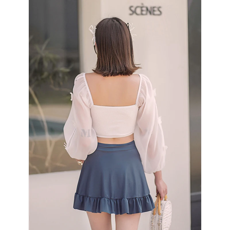 Женский купальный костюм для плавания 2021, бикини, женский купальный костюм для купания, танкини с разрезом, новинка 2022, Цельный купальник из ...
Женский купальный костюм для плавания 2021, бикини, женский купальный костюм для купания, танкини с разрезом, новинка 2022, Цельный купальник из ...