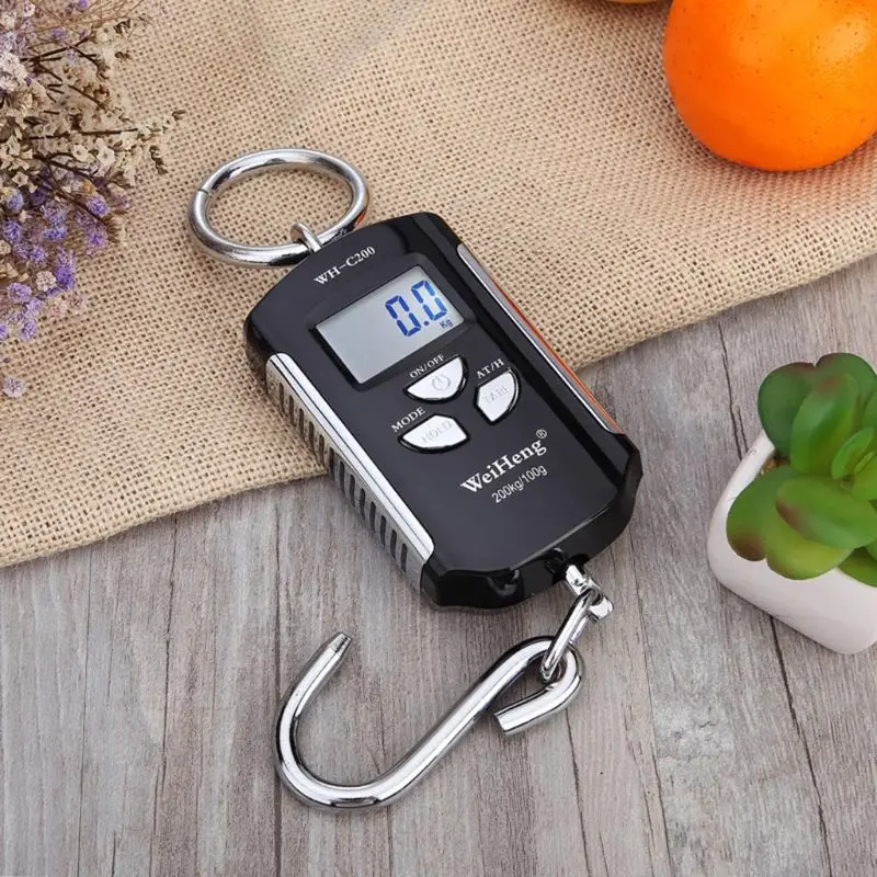 69HF 200kg 400lb Mini Crane Scale Heavy Duty Digital Hanging Scales LCD w/ Backlight
69HF 200kg 400lb Mini Crane Scale Heavy Duty Digital Hanging Scales LCD w/ Backlight