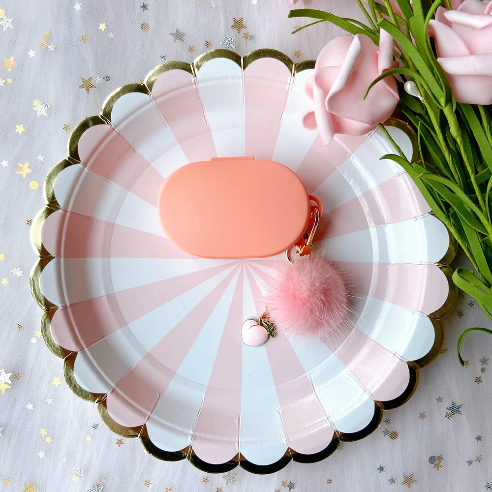 Cute peach Silicone Cover for Xiaomi MI Redmi AirDots Case for Air Dots Wireless Bluetooth Earphone Case Headphone Box Shell
Cute peach Silicone Cover for Xiaomi MI Redmi AirDots Case for Air Dots Wireless Bluetooth Earphone Case Headphone Box Shell