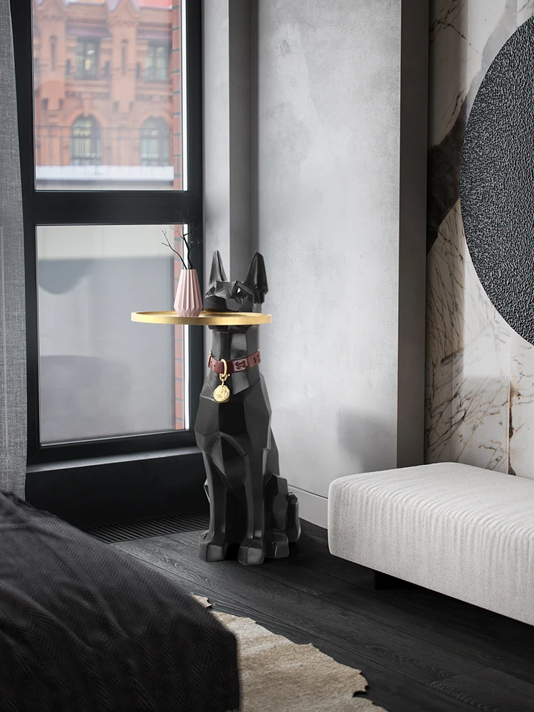 Light luxury resin Big Dog floor shelf Nordic creative home decoration accessories TV cabinet sofa corner storage tray
Light luxury resin Big Dog floor shelf Nordic creative home decoration accessories TV cabinet sofa corner storage tray