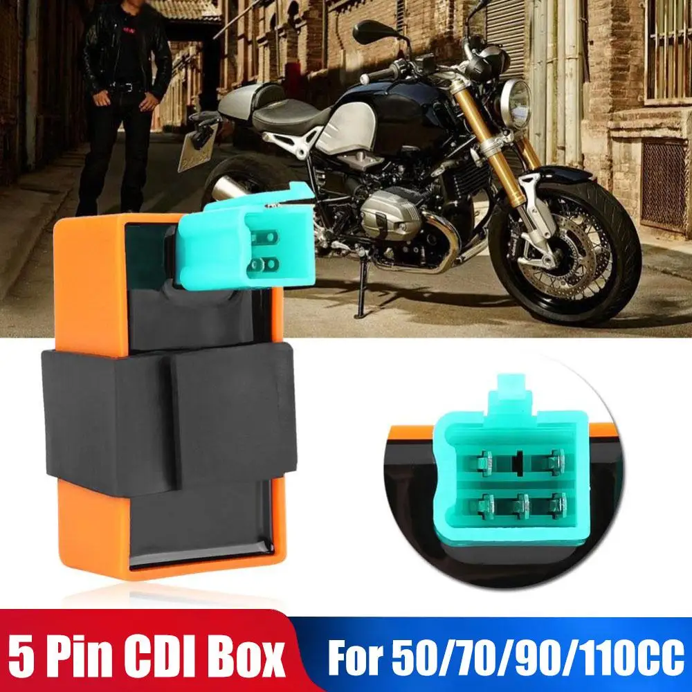 Vehemo ATV Quad Gokart Motorcycle Ignition Box CDI Ignition Box Go Kart 5-Pin for Dirt Pit Bike Ignition CDI Pratical Igniter
Vehemo ATV Quad Gokart Motorcycle Ignition Box CDI Ignition Box Go Kart 5-Pin for Dirt Pit Bike Ignition CDI Pratical Igniter
