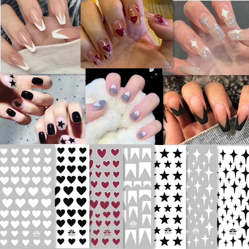 Star Nail Art Stickers Decals 3D Self-Adhesive Nail Heart Stickers Love Decoration Decal DIY Colorful Nail Art Tips Manicure
Star Nail Art Stickers Decals 3D Self-Adhesive Nail Heart Stickers Love Decoration Decal DIY Colorful Nail Art Tips Manicure
