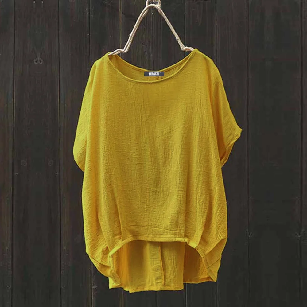 Cotton and Linen Top Women Short Sleeve Solid Color Loose Large Size Women T Shirt New Fashion Plus Size 5XL
Cotton and Linen Top Women Short Sleeve Solid Color Loose Large Size Women T Shirt New Fashion Plus Size 5XL