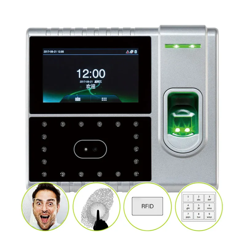Original ZK iface502 Time Attendance Machine Biometric Fingerprint Face Facial Recognition WIFITime Clock Access Control System
Original ZK iface502 Time Attendance Machine Biometric Fingerprint Face Facial Recognition WIFITime Clock Access Control System