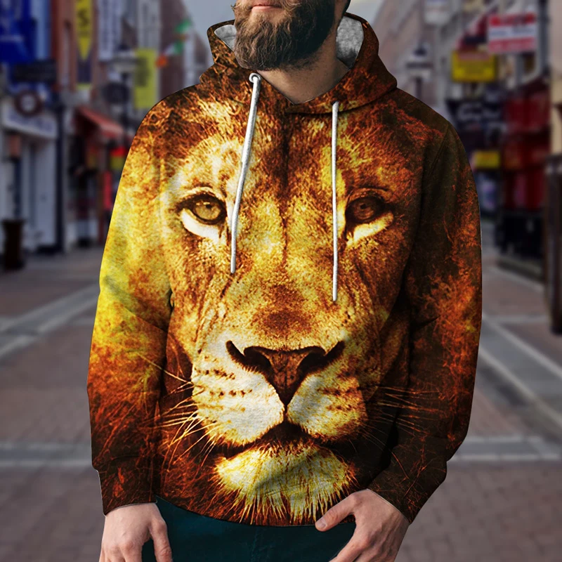 Novelty Flame Lion Tiger Hoodie Men's Animal Clothing Hoodie Sweatshirt 3D Print Sportswear Unisex Clothing Autumn Spring Jacket
Novelty Flame Lion Tiger Hoodie Men's Animal Clothing Hoodie Sweatshirt 3D Print Sportswear Unisex Clothing Autumn Spring Jacket