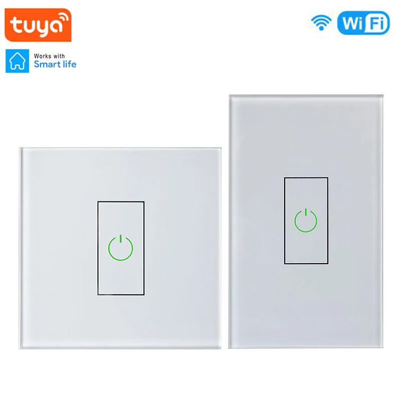 20A Tuya Smart WiFi + Bluetooth Стекло Панель сенсорный выключатель переключатель высокой мощности голос Управление с приложение Smart Life EU/US Стандартный
20A Tuya Smart WiFi + Bluetooth Стекло Панель сенсорный выключатель переключатель высокой мощности голос Управление с приложение Smart Life EU/US Стандартный