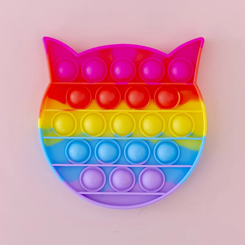 Simple Dimples Restless Toys Rainbow Bubble Toys Anti-stress Cute Childrens Anti-stress Educational Squeeze Toys
Simple Dimples Restless Toys Rainbow Bubble Toys Anti-stress Cute Childrens Anti-stress Educational Squeeze Toys