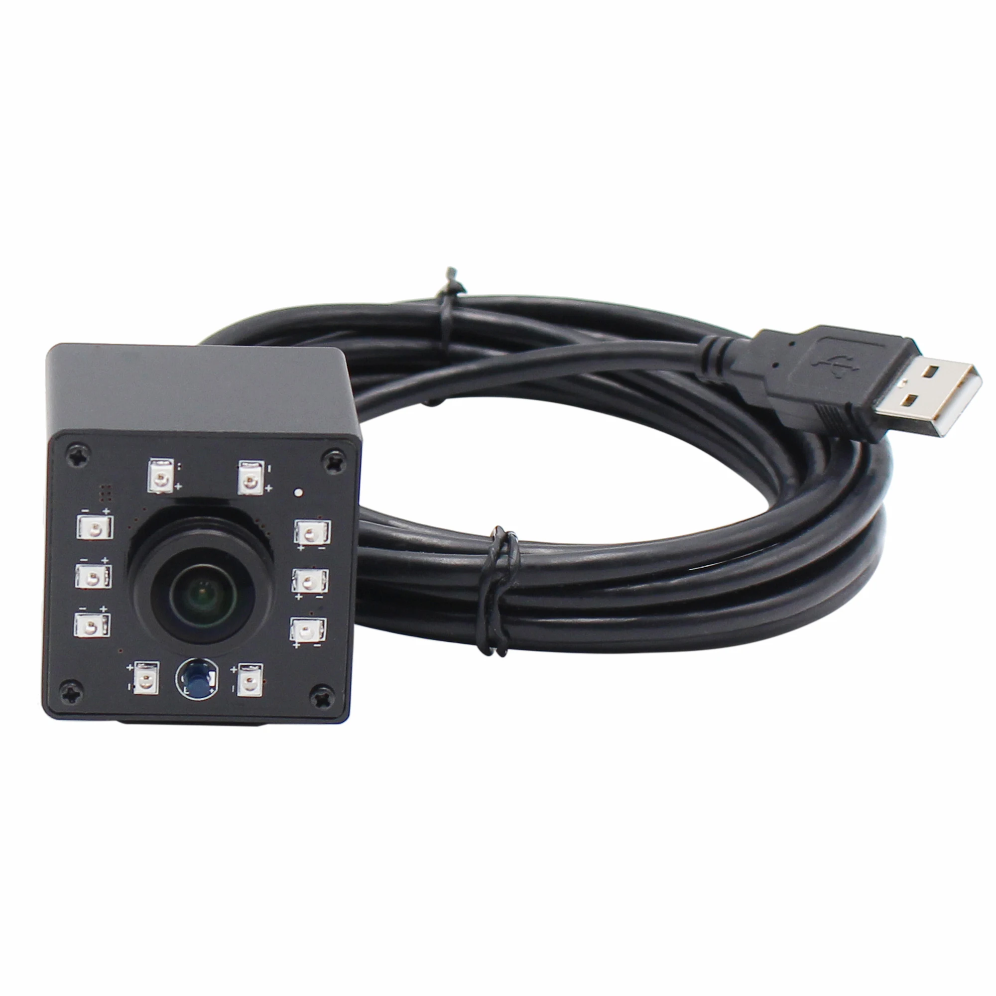 2,0 МП широкоугольная высокоскоростная 1080P 60fps 720P 120fps USB камера CMOS OV4689 USB веб-камера с панорамным объективом 1,56 мм и ИК-светодиодами
2,0 МП широкоугольная высокоскоростная 1080P 60fps 720P 120fps USB камера CMOS OV4689 USB веб-камера с панорамным объективом 1,56 мм и ИК-светодиодами