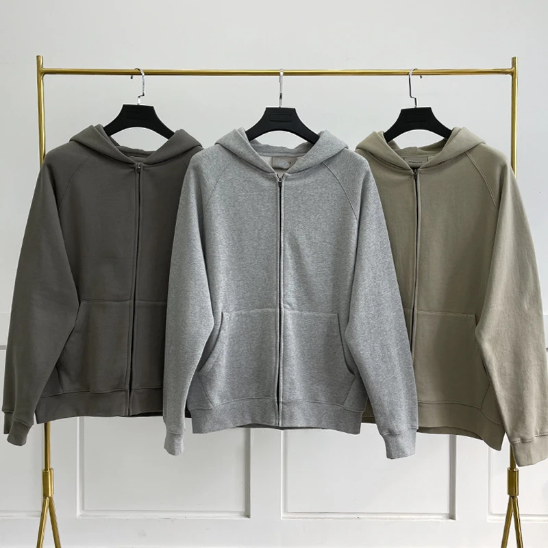 Autumn and winter new zipper Hooded Sweater high street same color silicone loose trend couple pure cotton coat for men women
Autumn and winter new zipper Hooded Sweater high street same color silicone loose trend couple pure cotton coat for men women
