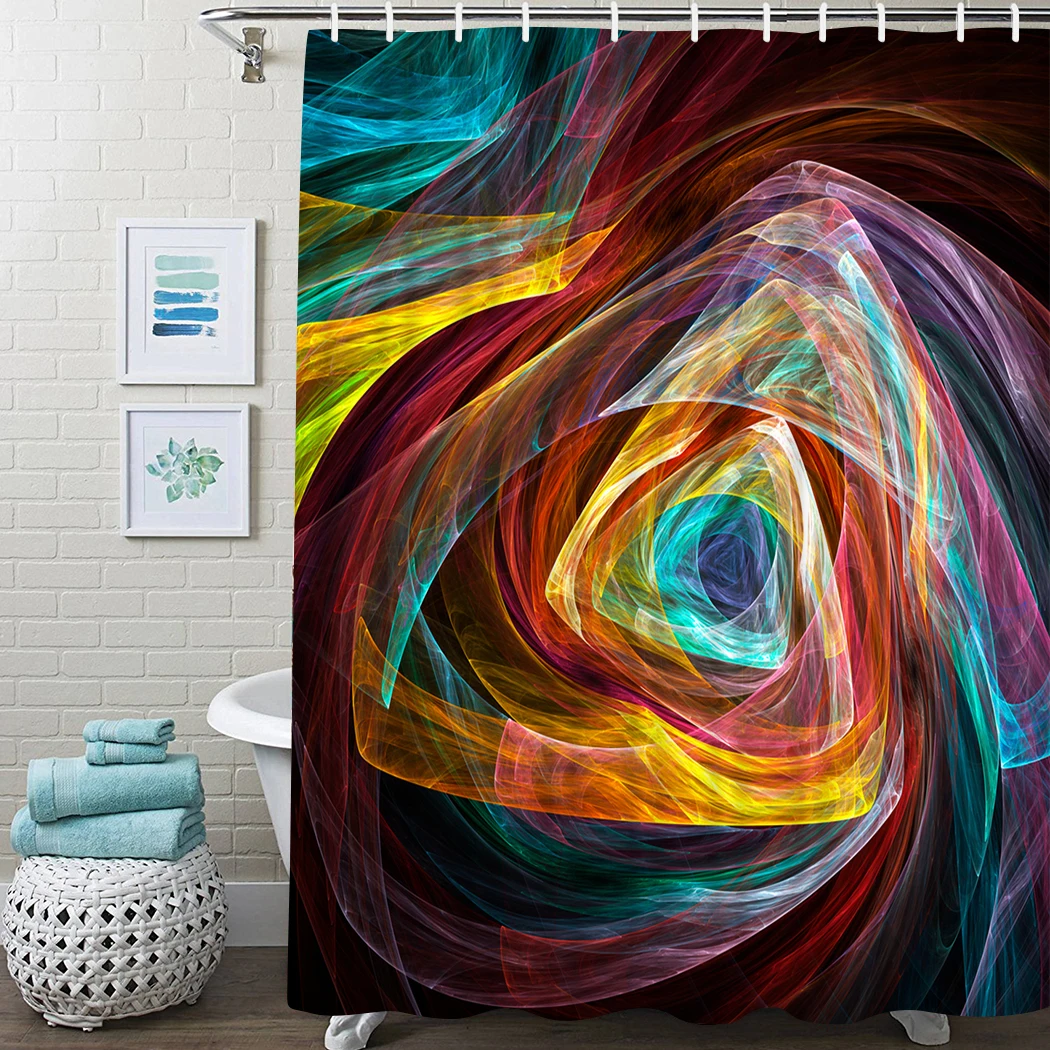 Modern Shower Curtain Abstract Polyester For Shower Curtain Waterproof Fabric For Bathroom Decor Shower Curtains Set With Hooks
Modern Shower Curtain Abstract Polyester For Shower Curtain Waterproof Fabric For Bathroom Decor Shower Curtains Set With Hooks