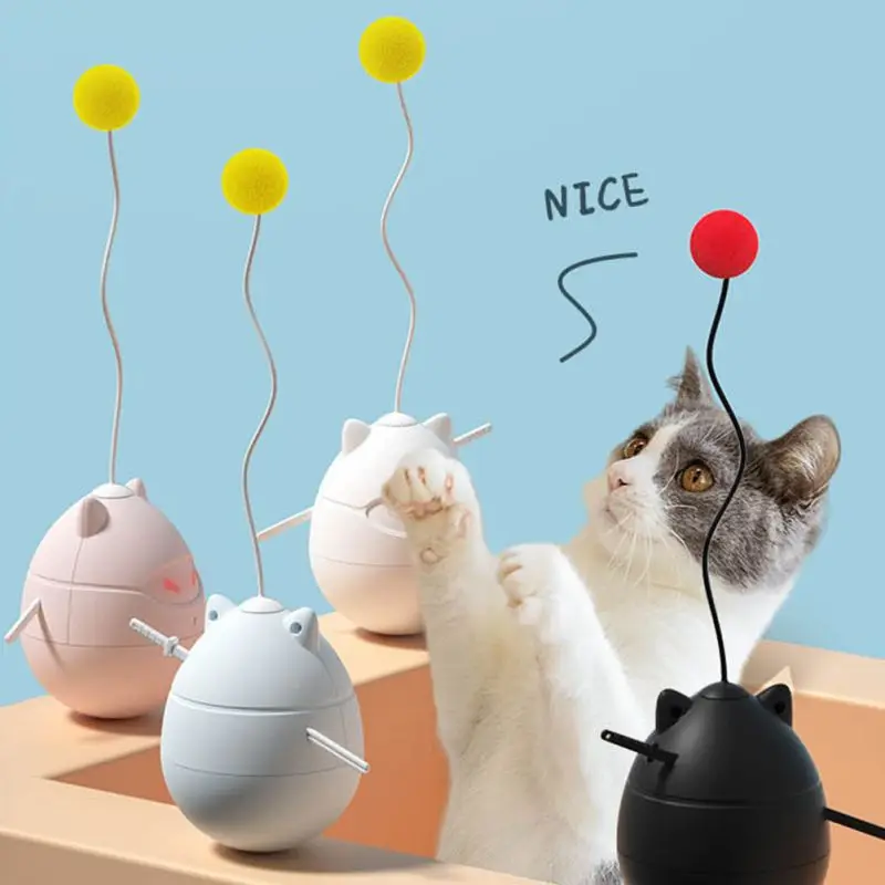 Electric Tumbler Cat Toy Smart Teasing Rolling Ball Cat Toy LED Light Cats Teaser Playing Toys Interactive Self Rotating Ball
Electric Tumbler Cat Toy Smart Teasing Rolling Ball Cat Toy LED Light Cats Teaser Playing Toys Interactive Self Rotating Ball