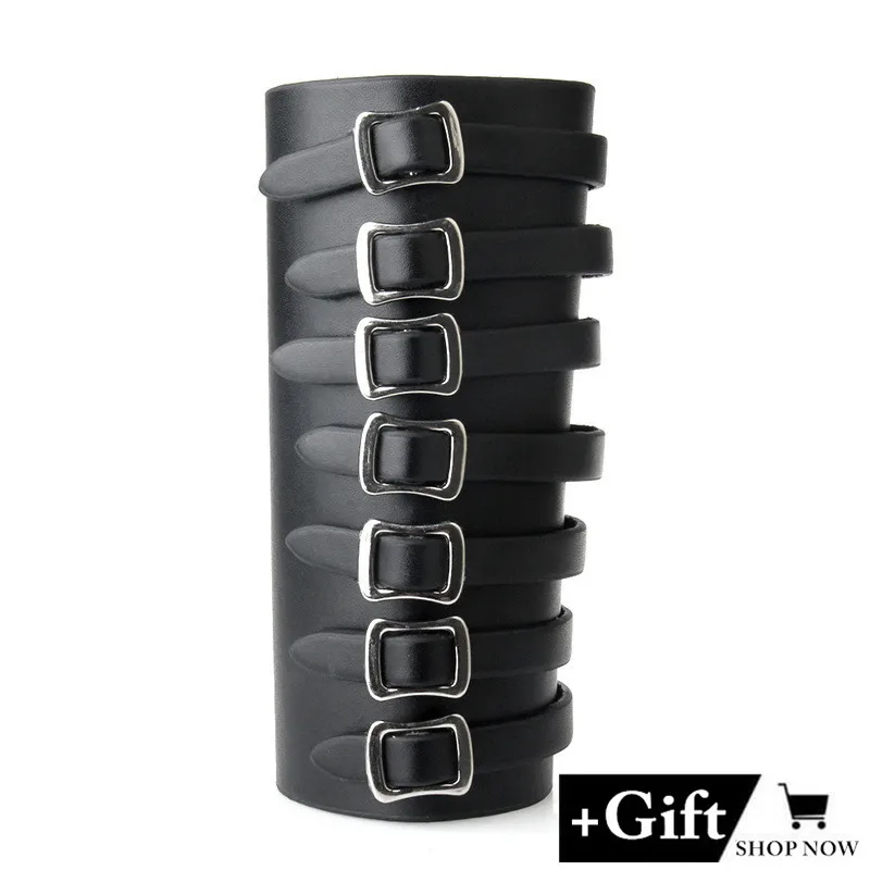 Men Outdoor Bracers sports arm guard Men's leather bracelet creative seven-breasted alloy hand strap cycling sports jewelry
Men Outdoor Bracers sports arm guard Men's leather bracelet creative seven-breasted alloy hand strap cycling sports jewelry