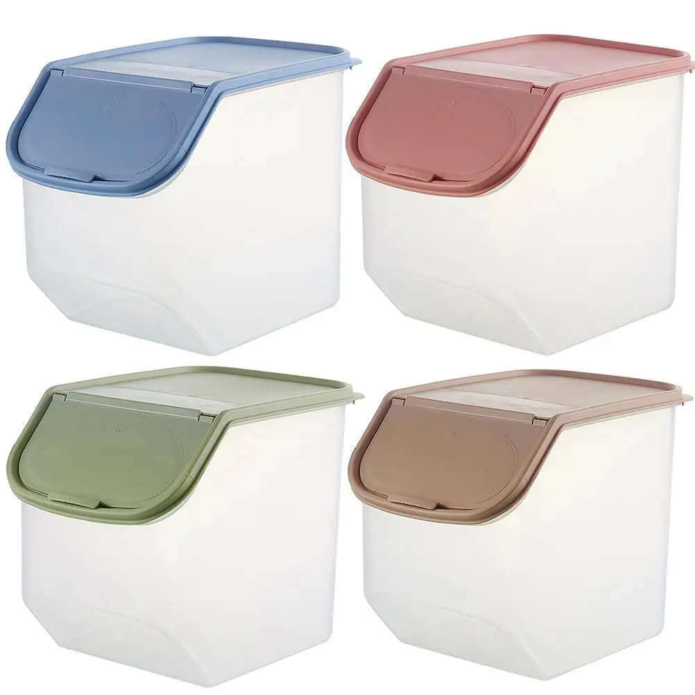 New Kitchen Dried Food Storage Box Storage Sealed Box With Measuring Cup For Cereal Flour Rice Bean Grain Container Dropshipping
New Kitchen Dried Food Storage Box Storage Sealed Box With Measuring Cup For Cereal Flour Rice Bean Grain Container Dropshipping
