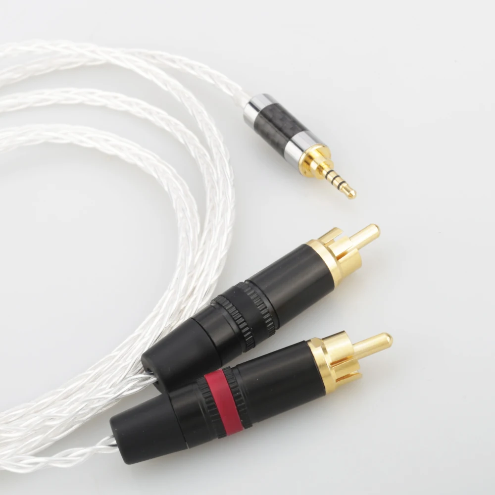 Audiocrast HC022 Hifi 2.5mm TRRS Balanced to 2 RCA Male Cable For Astell&Kern AK100II,AK120II,AK240, AK380,AK320,DP-X1 
Audiocrast HC022 Hifi 2.5mm TRRS Balanced to 2 RCA Male Cable For Astell&Kern AK100II,AK120II,AK240, AK380,AK320,DP-X1