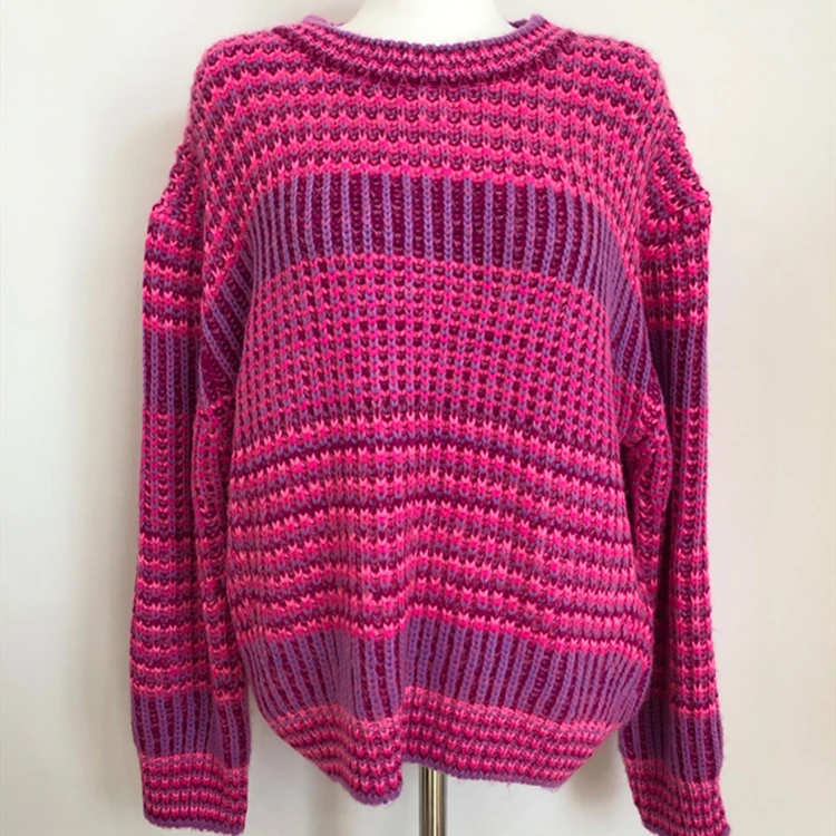 2021Pullover Sweater Knitted Womens New Fashion Vintage Bf Loose Long Sleeve Patchwork Around Neck Lazy Students Streetwear
2021Pullover Sweater Knitted Womens New Fashion Vintage Bf Loose Long Sleeve Patchwork Around Neck Lazy Students Streetwear