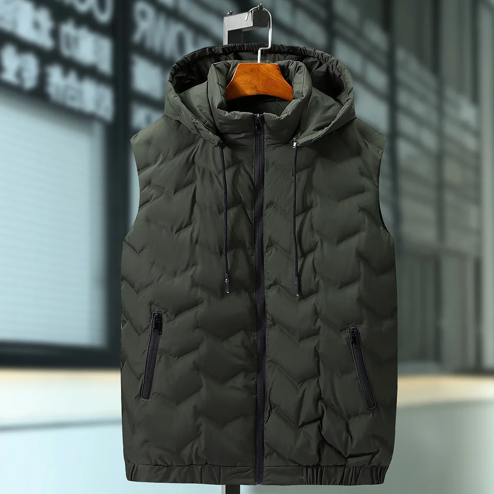 Men Winter Plus Large Size 8xl Vest Hat Detachable Waistcoat Warm Thicken Sleeveless Jackets Unloading Parka Coat for Men Unisex
Men Winter Plus Large Size 8xl Vest Hat Detachable Waistcoat Warm Thicken Sleeveless Jackets Unloading Parka Coat for Men Unisex