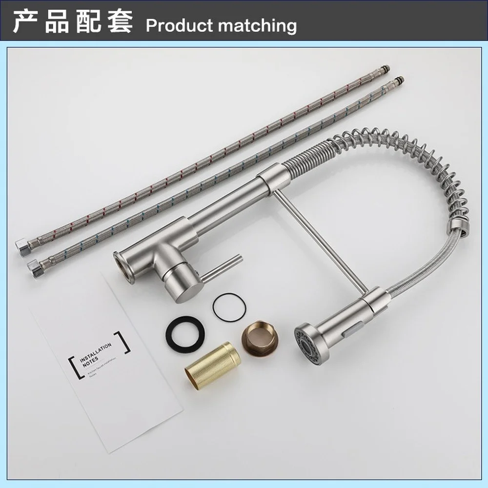 Kitchen Hot and Cold Water Faucet Kitchen Sink Faucet Countertop Installation Mixing Faucet 360 Degree Rotating Kitchen Faucet
Kitchen Hot and Cold Water Faucet Kitchen Sink Faucet Countertop Installation Mixing Faucet 360 Degree Rotating Kitchen Faucet